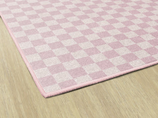 Pink Checkerboard Rug By Schoolgirl Style