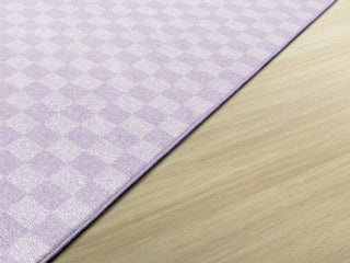 Lavender Checkerboard Rug By Schoolgirl Style
