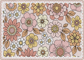 Retro Floral Rug