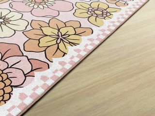 Retro Floral Rug By Schoolgirl Style