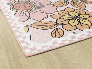 Retro Floral Rug By Schoolgirl Style