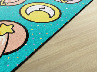 Blue Cosmic Seating Rug