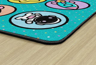 Blue Cosmic Seating Rug
