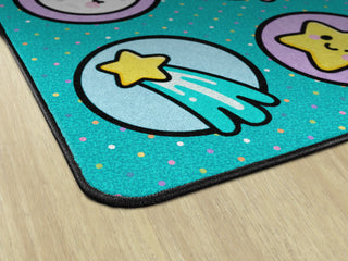 Blue Cosmic Seating Rug