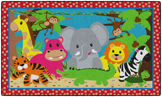 Cutie Jungle Carpet 5' x 8'