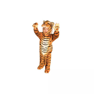 Brown Plush Tiger Costume (Size 4-6 Years)