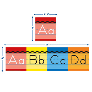 Crayola® Alphabet Mini Bulletin Board Sets