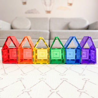 Learn and Grow Magnetic Tiles - Small Square Pack (36 Piece)