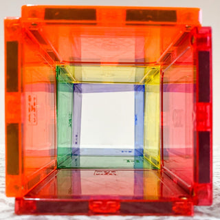 Learn and Grow Magnetic Tiles - Small Square Pack (36 Piece)