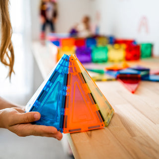 Learn and Grow Magnetic Tiles - Base Pack (64 Piece)