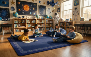 Out Of This World Scallop Border Rug