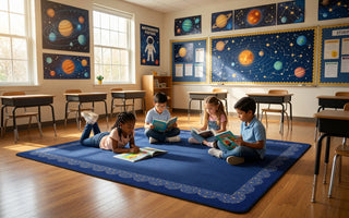 Out Of This World Scallop Border Rug