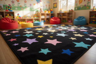 Shining Star Black Multi Rug