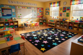 Shining Star Black Multi Rug