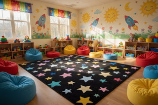 Shining Star Black Multi Rug