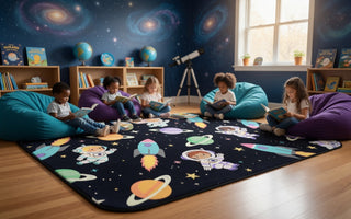Astronaut Fun Rug
