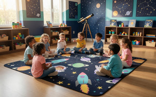 Astronaut Fun Rug