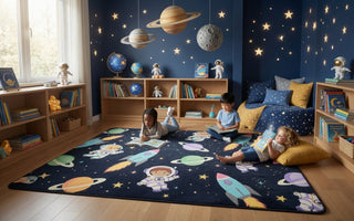 Astronaut Fun Rug
