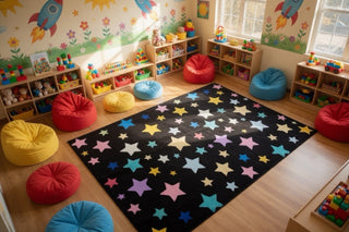 Shining Star Black Multi Rug