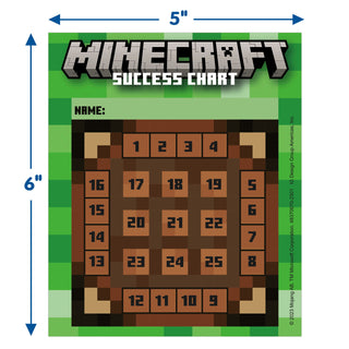 Minecraft Mini Reward Charts With Stickers