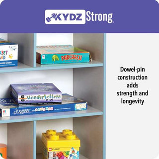 Rainbow Accents Stacking Lockable Lockers -  Double Stack - Navy