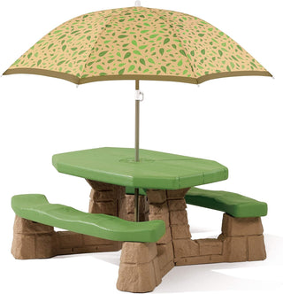 NATURALLY PLAYFUL® PICNIC TABLE WITH UMBRELLA