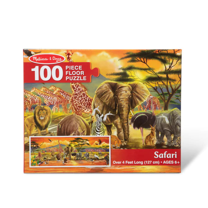 Safari Floor Puzzle - 100 Pieces — CM School Supply