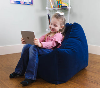 Comfy Cozy Peapod Inflatable Chair for Kids by Bouncyband®