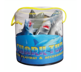 Tub of Sharks with Play Mat