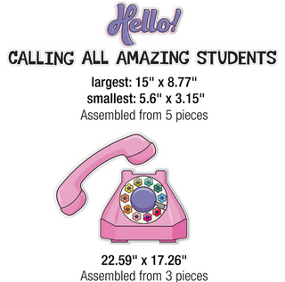 Hello! Calling All Amazing Students Bulletin Board Set