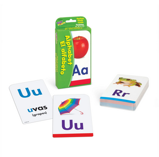 Trend Enterprises Bilingual Alphabet Pocket Flash Cards