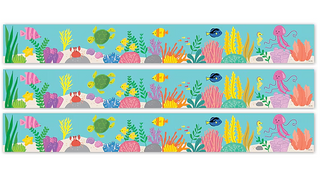 SEA FRIENDS UNDER THE SEA EZ BORDER