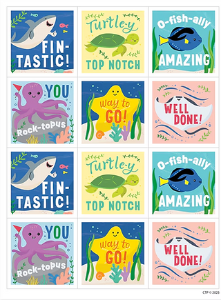 SEA FRIENDS REWARD STICKERS