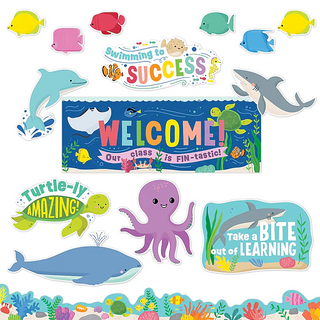 SEA FRIENDS UNDER THE SEA BULLETIN BOARD SET