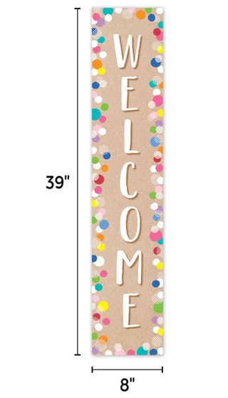 WELCOME KRAFTY POP BANNER