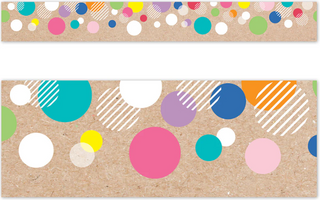 COLORFUL KRAFT BUBBLES KRAFTY POP, EZ BORDER