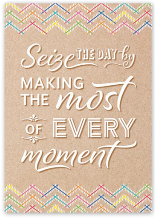 SEIZE THE DAY BY... KRAFTY POP INSPIRE U POSTER