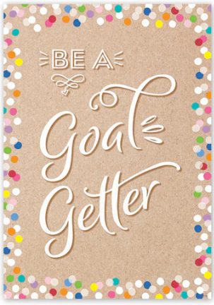 BE A GOAL GETTER. KRAFTY POP INSPIRE U POSTER