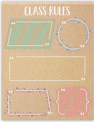 CLASS RULES KRAFTY POP CHART