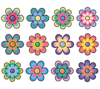 Jumbo Flowers Cutouts