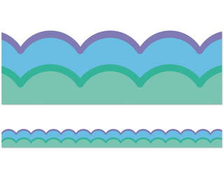 Cool Waves Scalloped Border