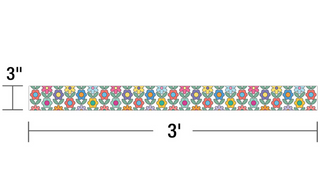 Flowers Straight Border