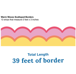 Warm Waves Scalloped Border