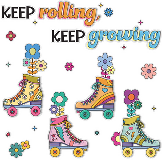 Keep Rolling, Keep Growing Bulletin Board Set