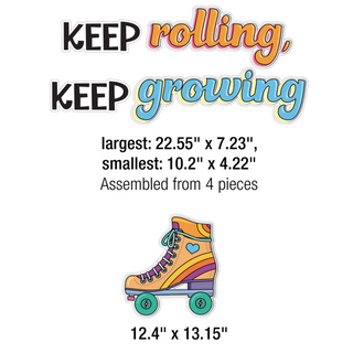 Keep Rolling, Keep Growing Bulletin Board Set