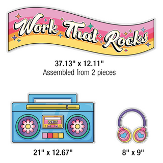 Work The Rocks Bulletin Board Set