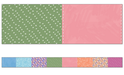 PATCHWORK STRAIGHT BORDER