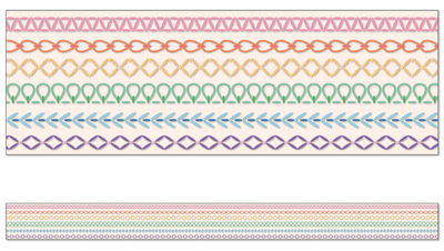 RAINBOW STITCHED BORDER