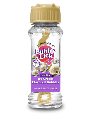 BUBBLE LICK VANILLA ICE CREAM FLAVOR