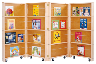 Jonti-Craft Mobile Library Bookcase